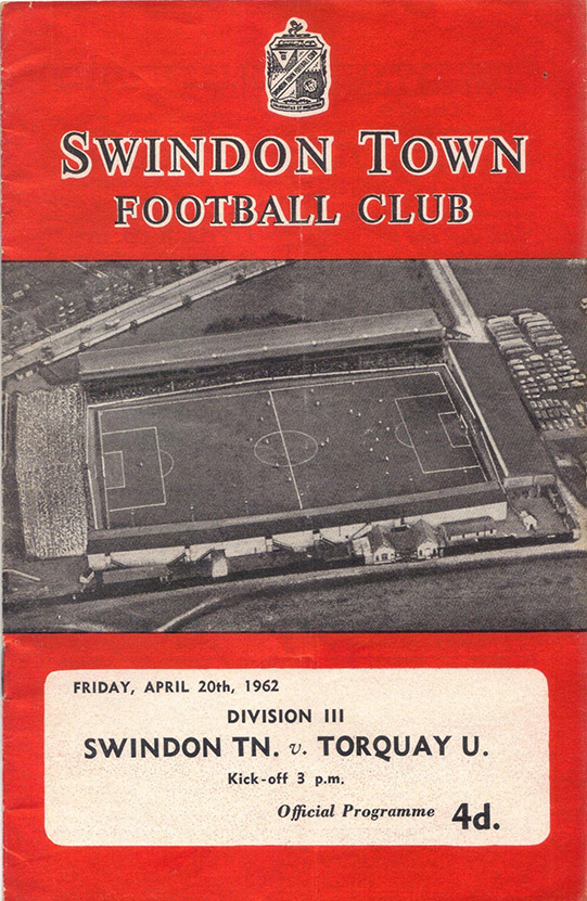 <b>Friday, April 20, 1962</b><br />vs. Torquay United (Home)